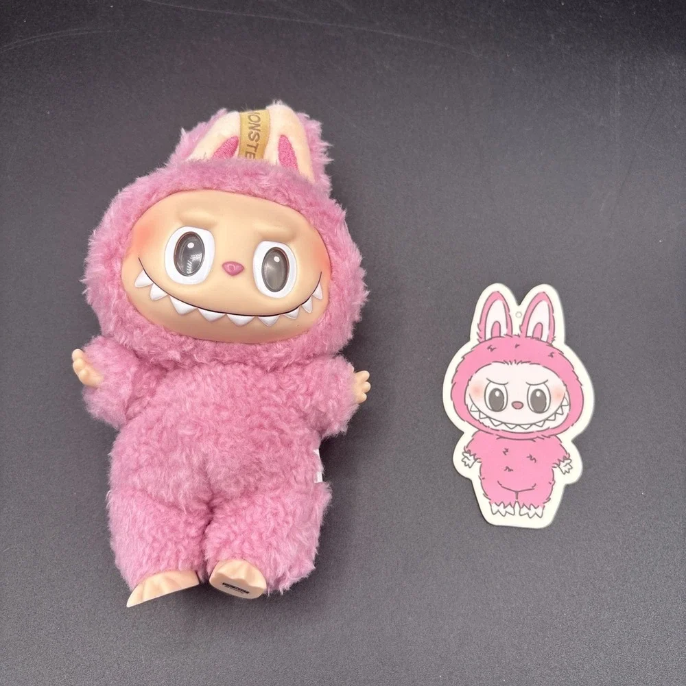 POP MART Labubu The Monsters Exciting Macaron Plush Pendant Lychee Berry w/ Card